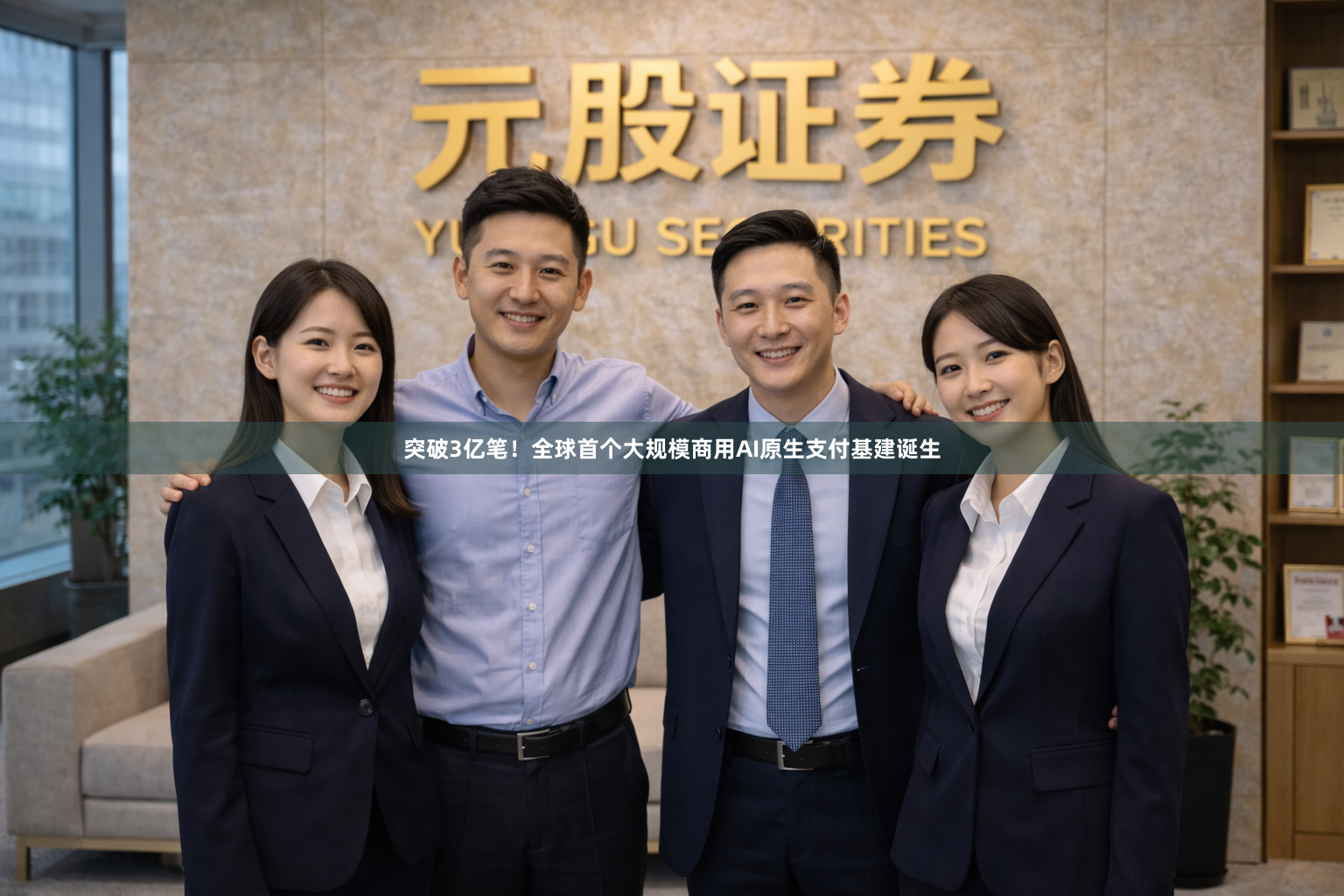 突破3亿笔！全球首个大规模商用AI原生支付基建诞生