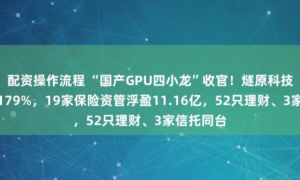 配资操作流程 “国产GPU四小龙”收官！燧原科技首日大涨179%，19家保险资管浮盈11.16亿，52只理财、3家信托同台