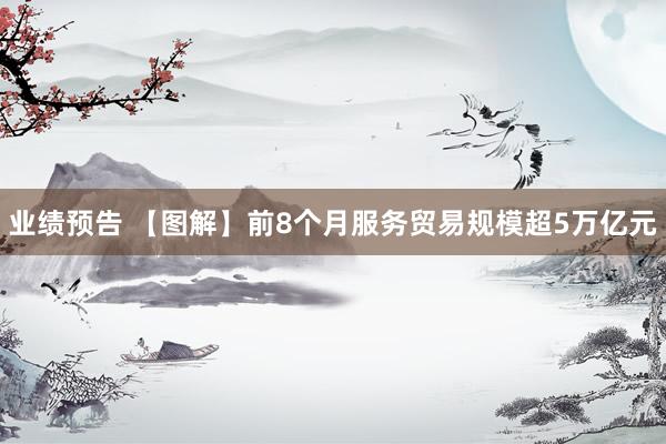 业绩预告 【图解】前8个月服务贸易规模超5万亿元